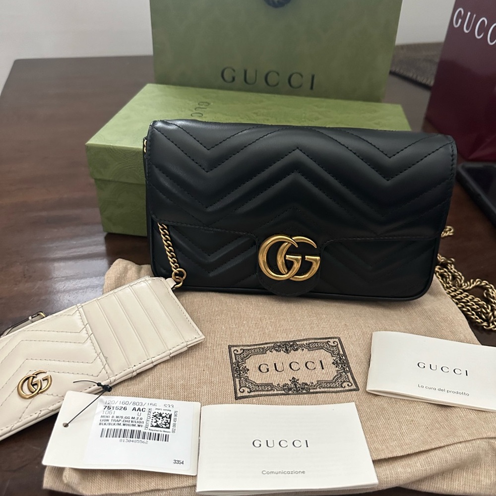 Authentic GG MARMONT MINI BAG